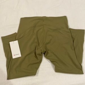 Brand New Olive Colored Lululemon Leggings